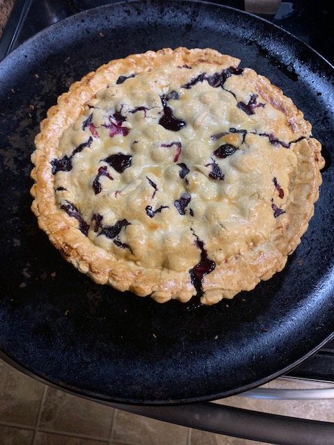 Easy homemade Blueberry Pie, Blueberry Buckle, and Blueberry Syrup recipes.
