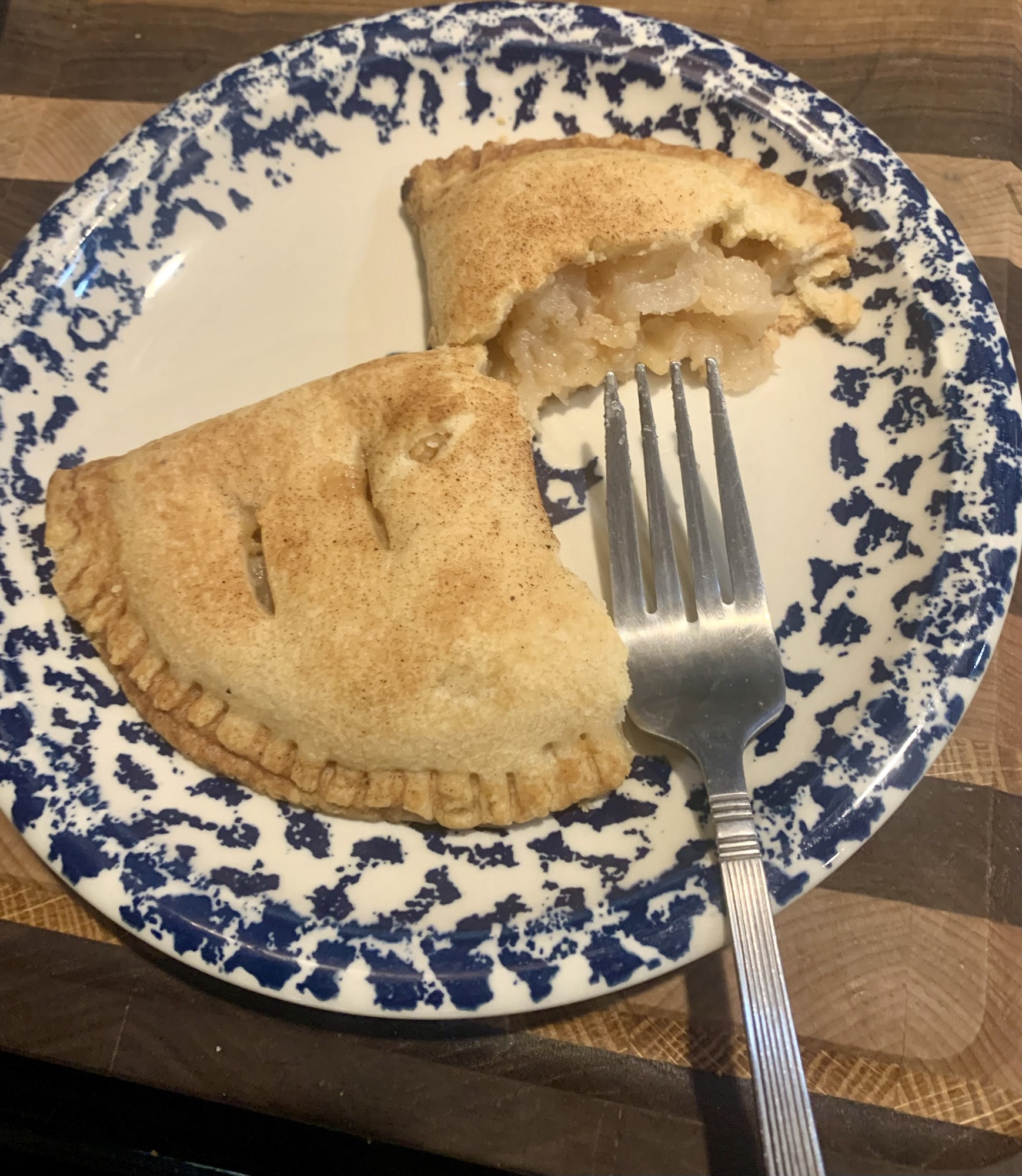 Golden Fried Apple Pies, Vegetarian