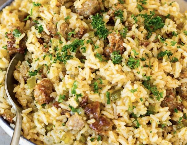 Dirty Rice is a Southern favorite and a Carolina specialty. Known for its rich flavor and heartiness, this rice makes a great main dish or side.
