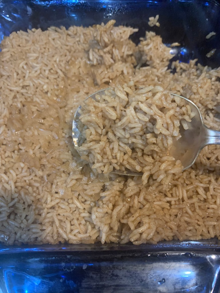 Baked Brown Rice 