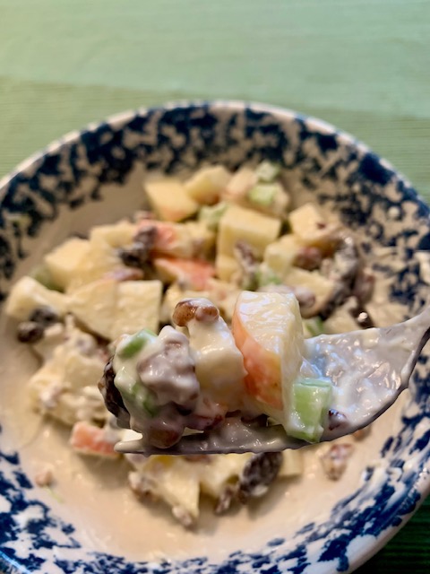 Dukes Best Southern Apple Salad; Easy, Quick, and Delicious!